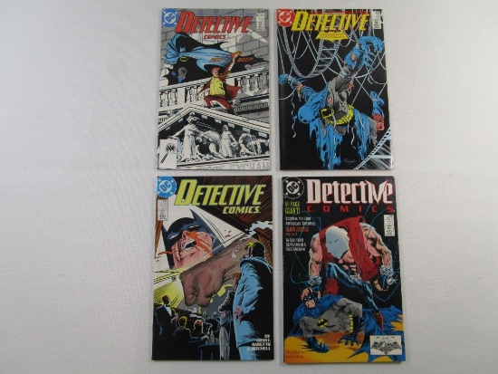 Four DC Comics Detective Comics Issue No.594, No.596 - No.598 (Jan-March 1989), 8 oz