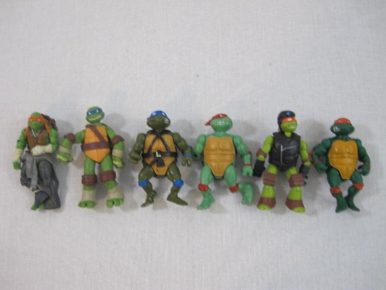 Six Teenage Mutant Ninja Turtles Action Figures, 13 oz