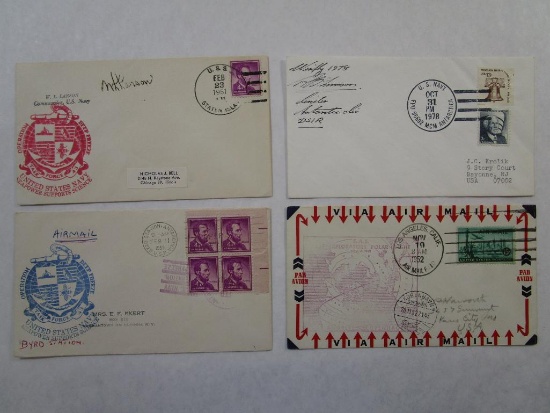 First Day Covers including Operation Deepfreeze US Navy Seapower Supports Science Byrd Station 1959,
