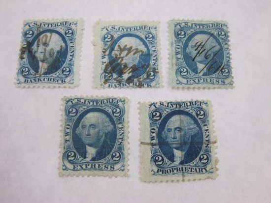 1862-71 US Revenue Tax Stamps, 1st issue