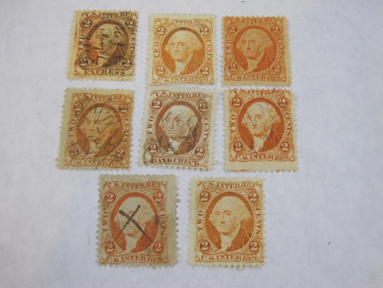 1862-71 US Revenue Tax Stamps, 1st issue