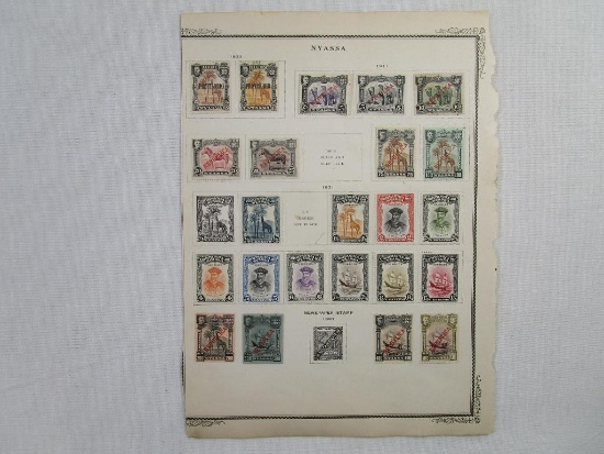 Stamps of Nyassa, 1901 Five Reis, Ten Reis, 1903 115 Reis on 150 Reis, 1921 Five Centavos, 15