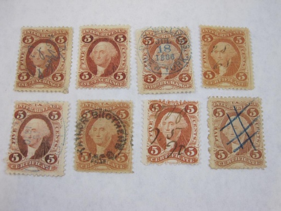 1862-71 US Revenue Tax Stamps, 1st issue
