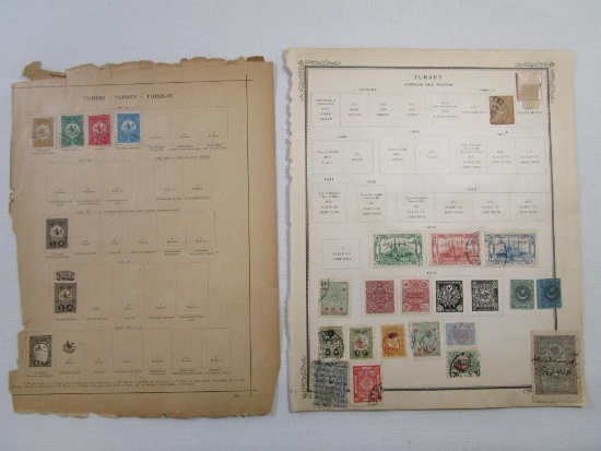 Turkey Stamps including 1869-71 Postage Due, Turks Islands 1882-89 One Penny and others