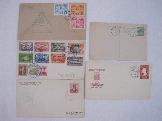 1950's First Day Covers from the Philippines