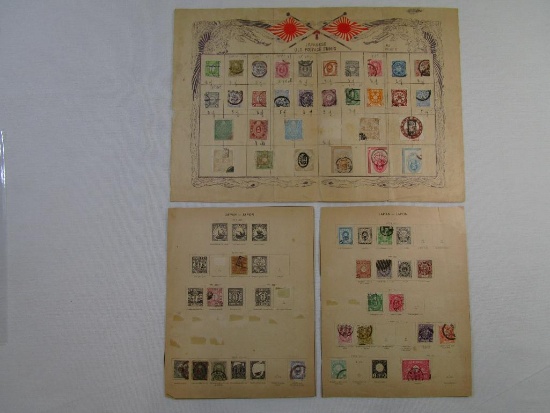 Stamps of Japan includes 1875 20 Sen, Imperial Japanese Post Assorted Denominations 1876-77, 1888,