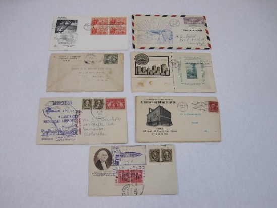 Assorted First Day and Advertising Covers from 1900s-1950s