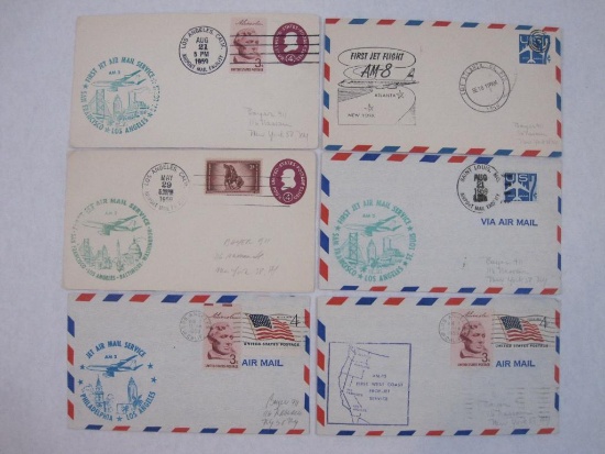 1950's First Jet Airmail Service and More, 1950's First Day Covers