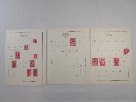 1950s US Revenue Documentary Stamps, hinged
