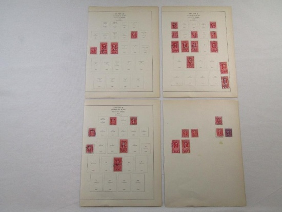 1940s US Revenue Documentary Tax Stamps, hinged