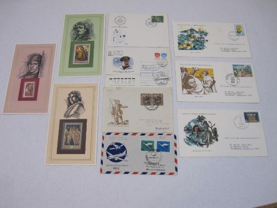 Assorted Foreign First Day Covers and Commemorative Stamps, 1950s-1970s