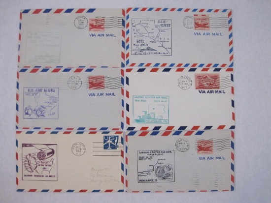 1950's First Flights and First Jet Airmail Flights First Day Covers