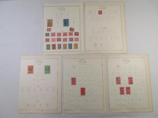 1914-1948 US Revenue Documentary Tax Stamps, hinged