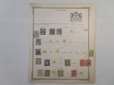 Stamps of Luxemburg includes 1874-80 Perforated 2 Centimes, 1906-08 10 centimes, 1914-19 15 centimes
