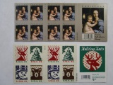 US Postage Stamps Two Booklets of 20 Self Adhesive, 2006 Holiday Knits 41 cent, 2011 Christmas