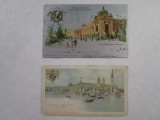 Two Postcards St Louis 1904 includes Official Souvenir Worlds Fair Posted 1904, The Regal