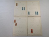 1862-71 US Revenue Tax Stamps, Conveyance, Mortgage and more, hinged