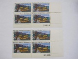 Two Blocks of 4 National Parks Centennial 6 Cent US Stamps, Scott 1452