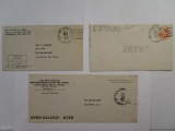 Two World War II Era 1944 Postage Free Envelopes Posted US Army Postal Service APO, and May 1952