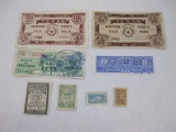 Vintage Texas, Georgia, Tennessee, Louisiana and more Tax Stamps