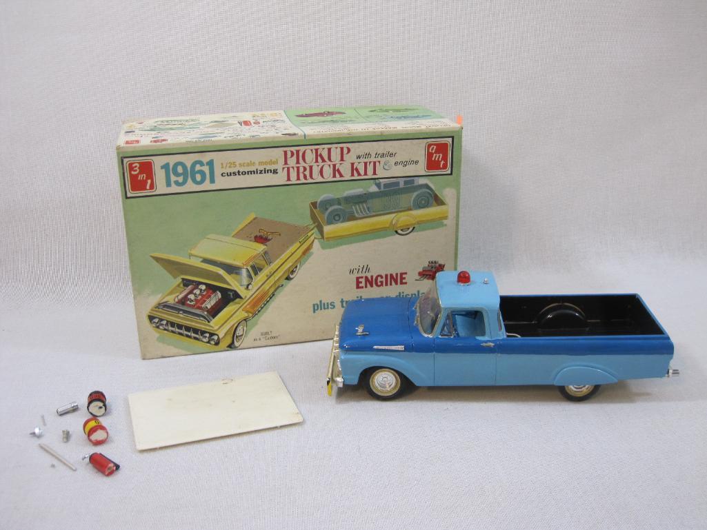 N Scale 1961 C Class Pickup Truck Kit – Showcase Miniatures #134 – Unassembled White Metal