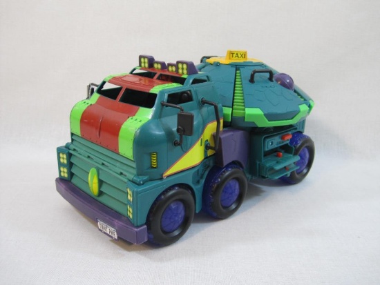 Teenage Mutant Ninja Turtles Turtle Tank Taxi with 1989 Figure, 2018 Viacom Playmates, 2 lbs 7 oz