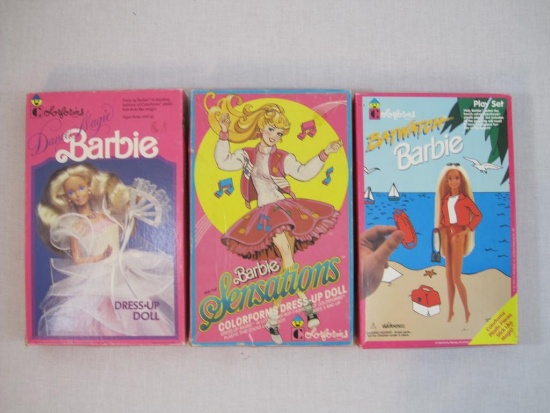 Barbie Sensations Colorforms, Baywatch Barbie Colorforms and Dance Magic Barbie Colorforms, 14oz