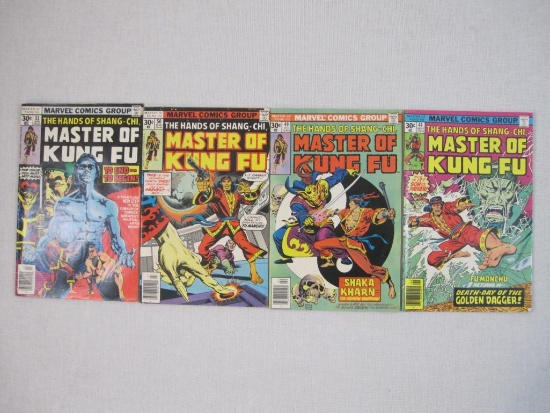 Four Master of Kung Fu Comic Books Nos. 44, 49-51, Sept 1976-April 1977, 7 oz