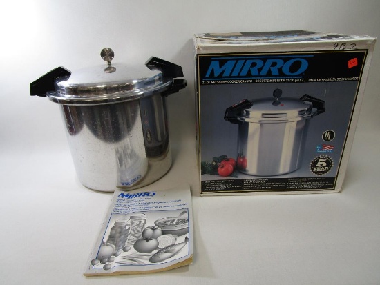 Mirro 22 Quart Pressure Cooker/Canner, in Box with Instruction and Recipe Book