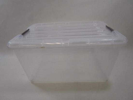 Iris USA Clear Snap Top Storage Container with Lid