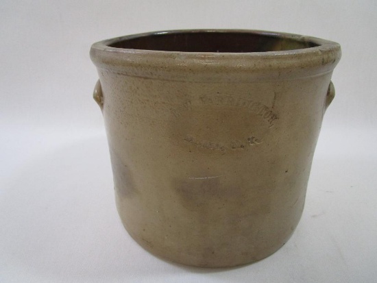 E.W. Harrington Stoneware Crock