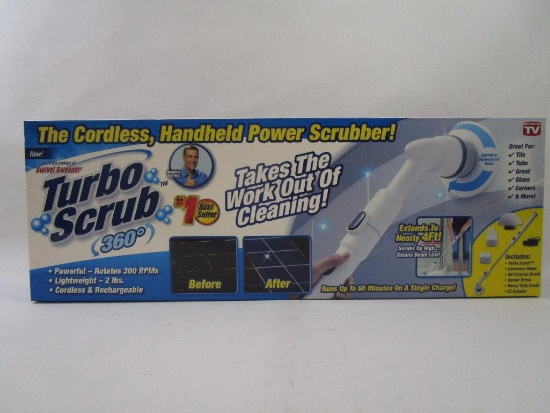 Turbo Scrub, Cordless, Handheld Power Scrubber, As Seen On TV, New in Box