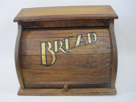 Roll Top Countertop Bread Box