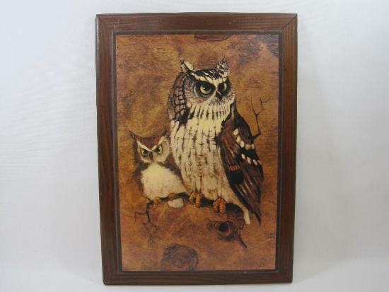 Screech Owl Wall Hanging