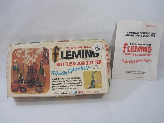 Fleming 1971 Glass Bottle Cutting Kit, great for candles and displays!