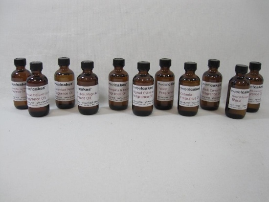 Fragrance Oil Assortment, 2 oz Bottles Includes Violet, Oceania, Black Currant Rose and others