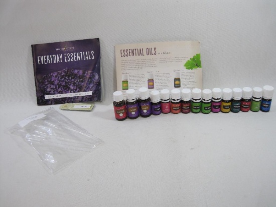 Young Living Therapeutic-Grade Essential Oils with Information Booklets and Pipettes includes