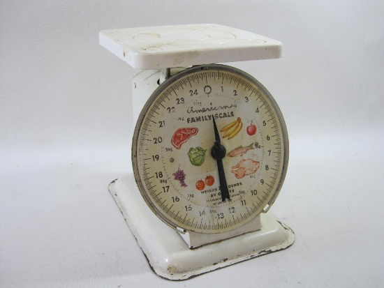 American Family Scale Kitchen Scale, Weighs 25 lbs By Ounces