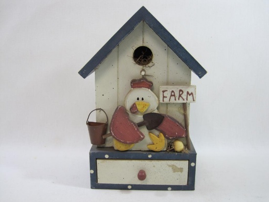 Farm Birdhouse with Drawer D?cor