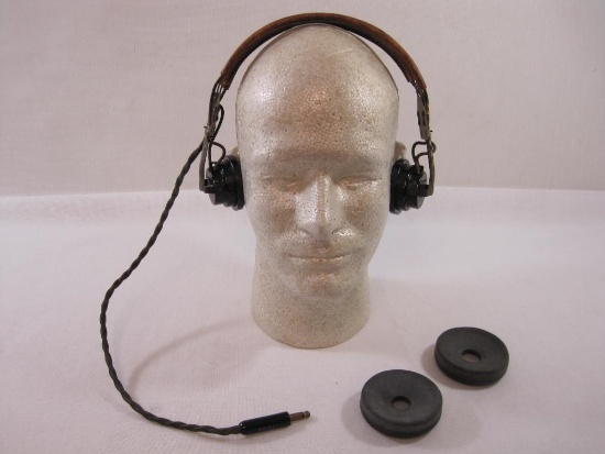 World War II Head Phones with Cushions, ANB-H-I, Made by Utah-Chicago