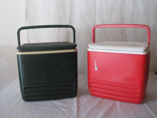 Two Small Igloo Coolers