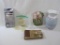 Household Items Includes Caleca Pottery Pitcher, Vinyl Shower Curtain, Hummingbird Switch Plate, and