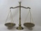 Brass Scales of Justice, approx 16 inch Tall