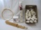 Supplies for Needlepoint, Embroidery, Crewel?, Includes Wool Winders, Scroll Frame, Loving Touch 14