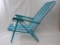Multicolor Reclining Beach Chair, with Carry Strap