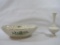 Lenox Hollyberry Serving Bowl and Vase with Gold Trim
