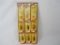 Nine Johnson Fishing Lures, New in Box, Three Silver Minnows, 6 Shutter Spoons