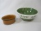 Two Bowls, Nantucket Home Mixing/Serving Bowl and Stoneware Baking Dish, Marked