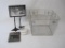 Wire Basket with Decorative items and Jon Anton Fortune Tea Cup