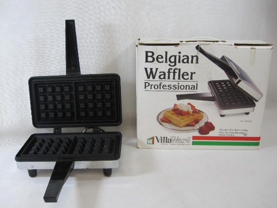 Belgian Waffler Professional, No 5200NS, 1987 VillaWare Manufacturing, In Box